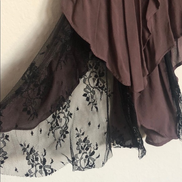 (NEW) FREE PEOPLE - Dark mauve sexy slip dress - Picture 3 of 3